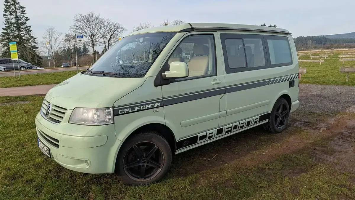 Gebraucht VW California Comfortline 131 PS (96 kW) 2005 Grün Van