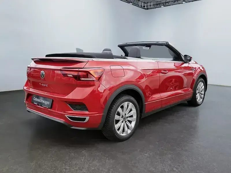 Gebraucht VW T-Roc Cabriolet R-line 150 PS (110 kW) 2021 Rot Cabrio