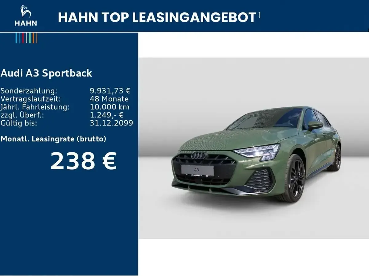 Ny Audi A3 S-Line 150 HK (110 kW) 2026 Grå Sedan