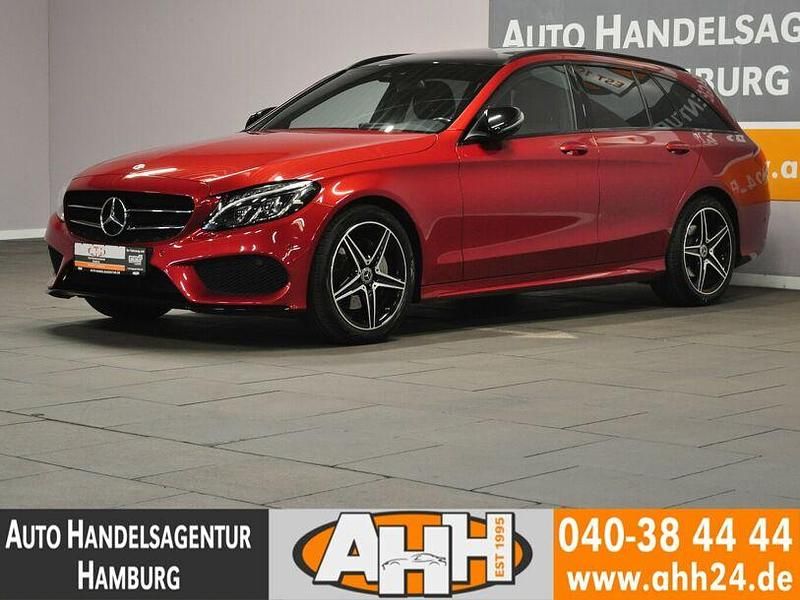 Gebraucht Mercedes C200 AMG 184 PS (135 kW) 2017 Manufaktur hyazinthrot met. Kombi