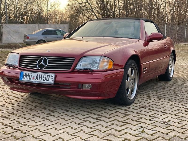 Gebraucht Mercedes SL500 306 PS (225 kW) 1999 Rot Cabrio
