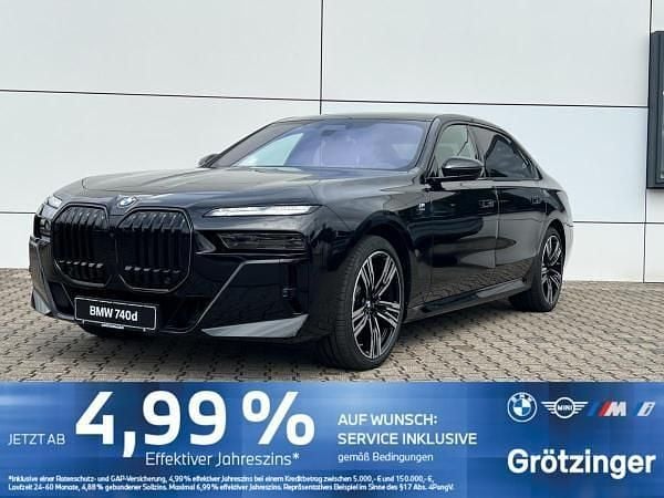 Schwarz (saphirschwarz metallic) Neu 2025 BMW 740 Comfort Edition Limousine | 121.669 € (Superpreis) - Bild 1/4