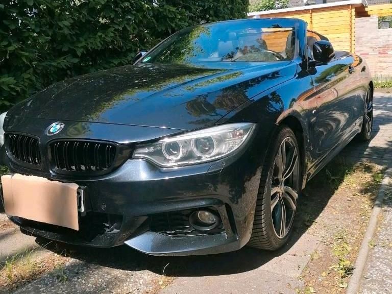 Schwarz Gebraucht 2015 BMW 430 Cabriolet M Sport Cabrio | 18.999 € (Etwas zu teuer) - Bild 1/4