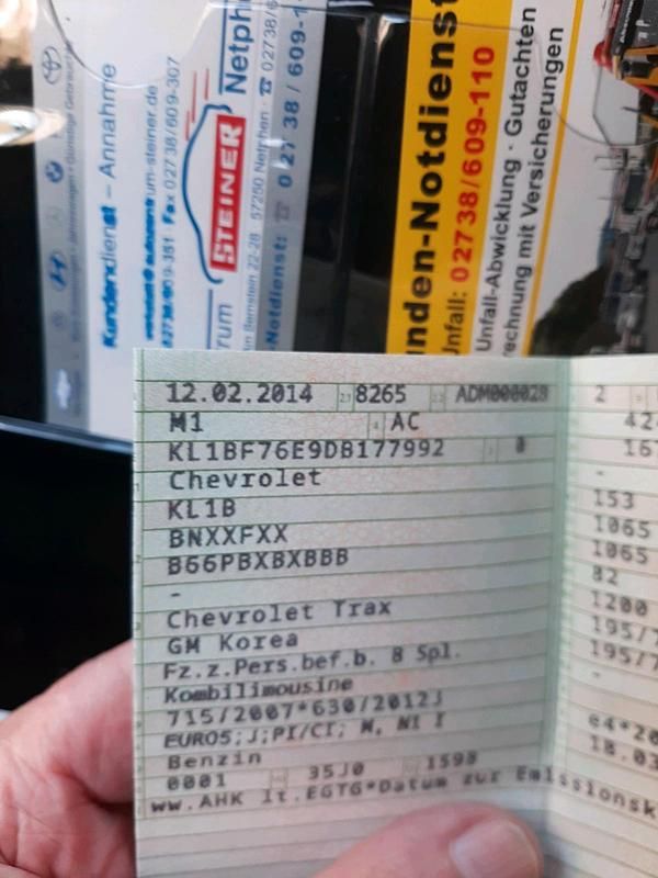 Gebraucht Chevrolet Trax 116 PS (85 kW) 2014 Schwarz SUV