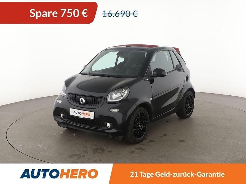 Schwarz Gebraucht 2018 Smart ForTwo Cabrio Basis Cabrio | 15.940 € (Fairer Preis) - Bild 1/3