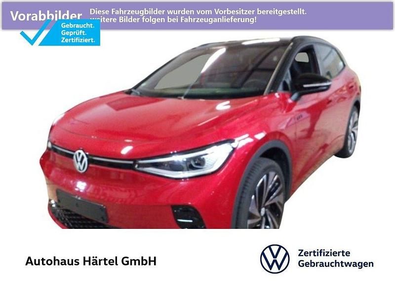 Kings red, metallic Gebraucht 2025 VW ID.4 GTX SUV | 44.900 € (Fairer Preis) - Bild 1/4
