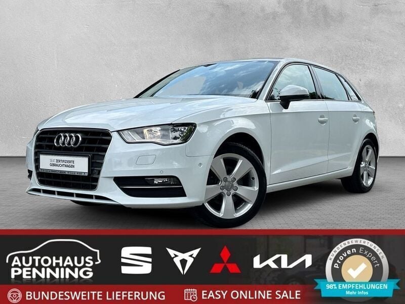 Weiß Gebraucht 2013 Audi A3 Sportback Ambition Limousine | 12.790 € (Fairer Preis) - Bild 1/3