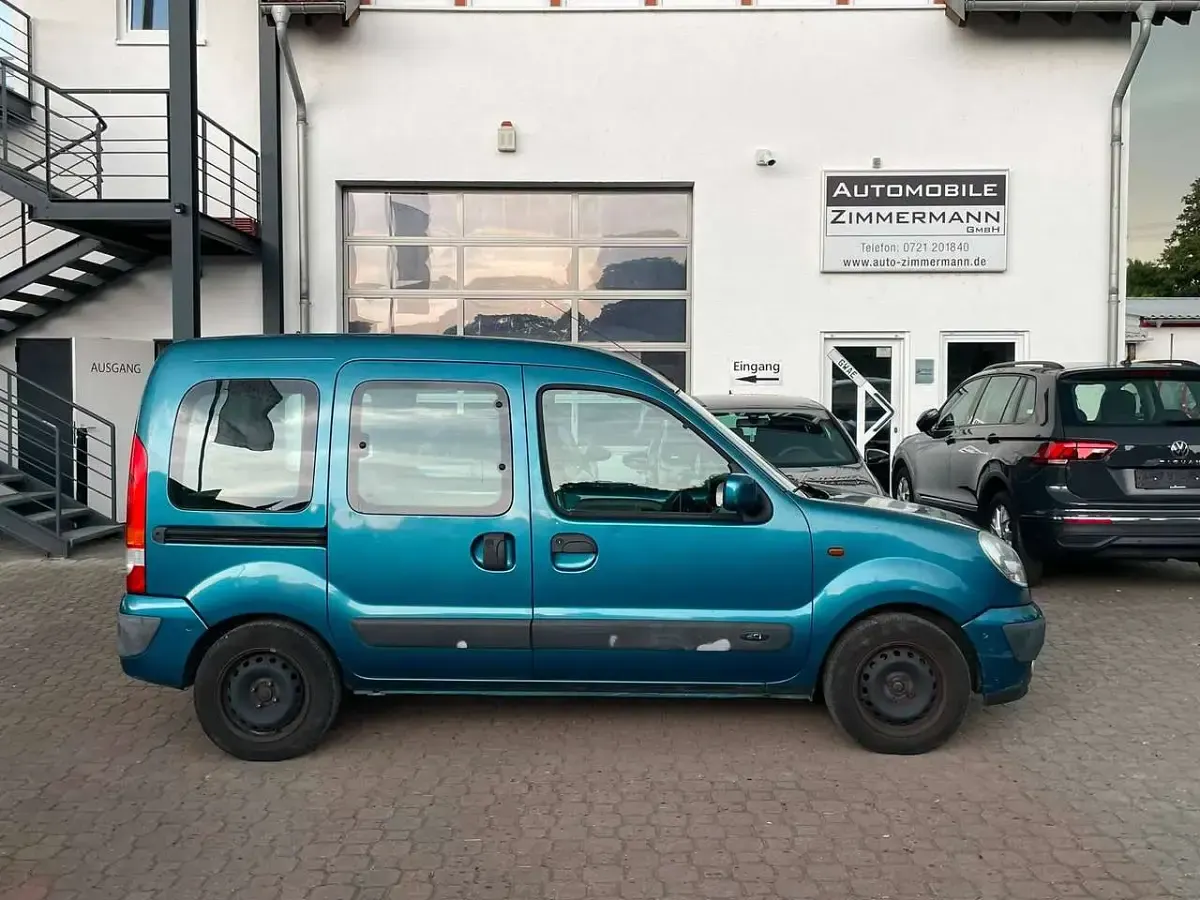 Gebraucht Renault Kangoo 82 PS (60 kW) 2003 Blau Van / Kleinbus