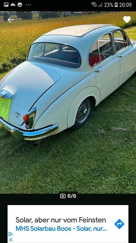 Weiß Gebraucht 1966 Jaguar MK II Limousine | 15.000 € - Bild 1/4