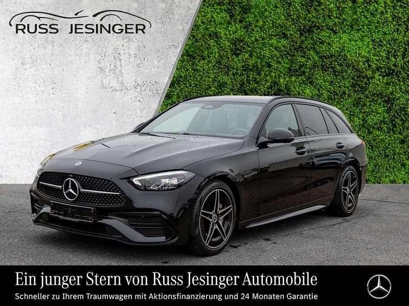 Schwarz Gebraucht 2024 Mercedes C200 AMG line Limousine | 41.880 € (Fairer Preis) - Bild 1/3