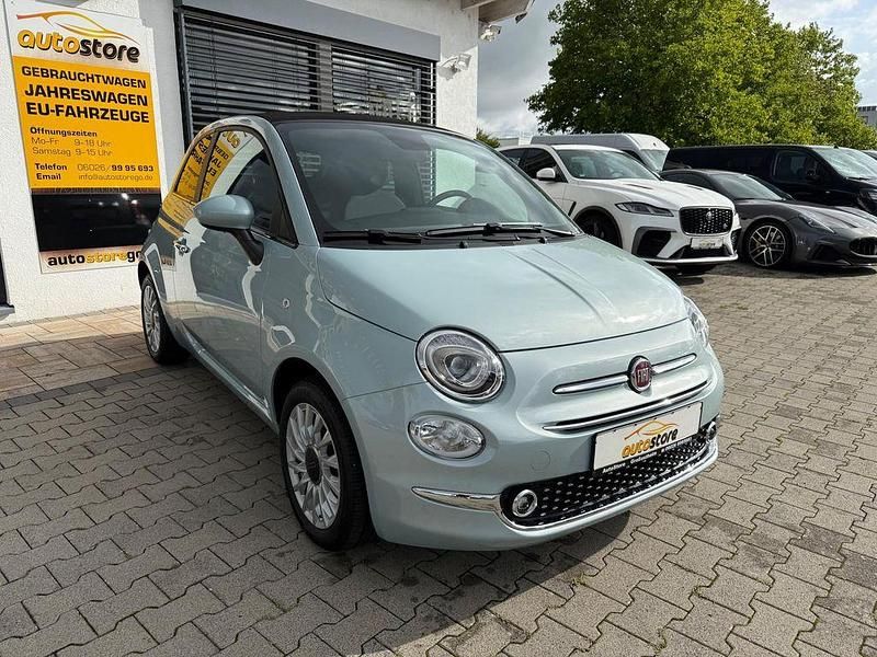 Gebraucht Fiat 500C Basis 69 PS (50 kW) 2024 Tau grün / verdeck schw... Cabrio