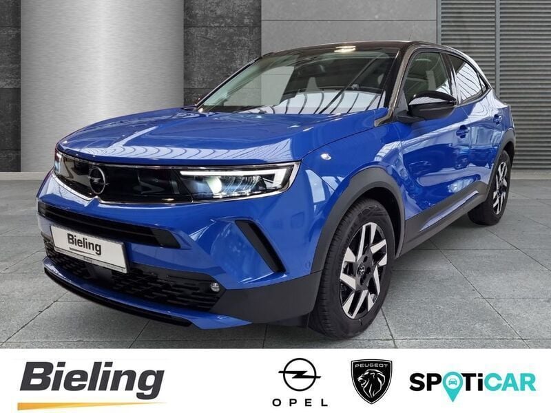 Lackierung voltaic blue met/ty Neu 2024 Opel Mokka-e Elegance SUV | 34.990 € - Bild 1/4