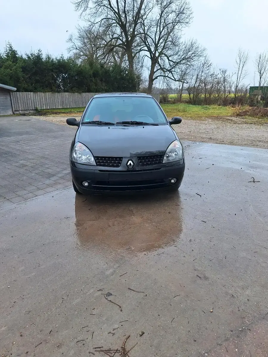Gebraucht Renault Clio II 58 PS (42 kW) 2007 Schwarz Limousine