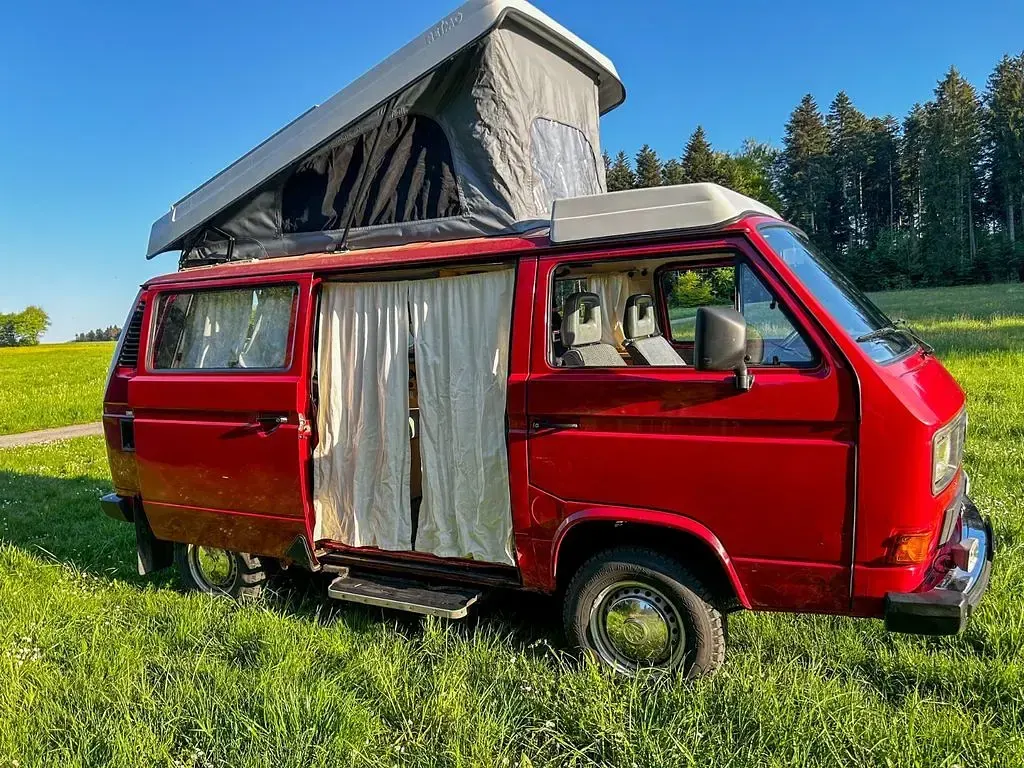 Gebraucht VW T3 69 PS (50 kW) 1992 Rot Van