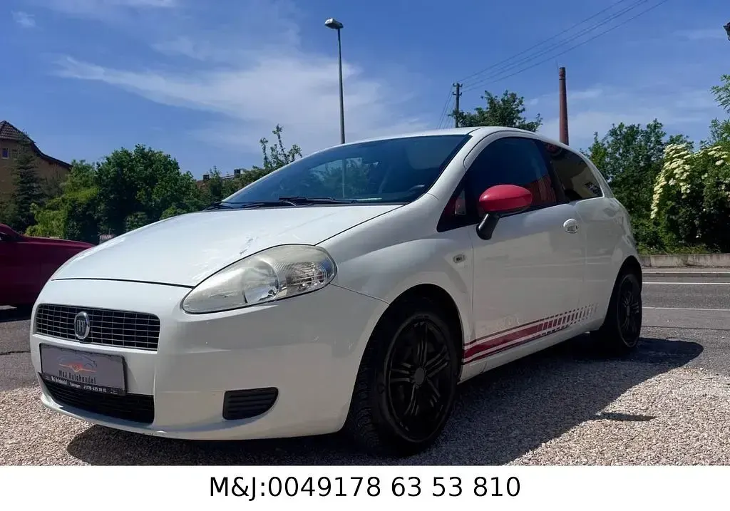 Gebraucht Fiat Grande Punto 77 PS (56 kW) 2009 Weiß Kleinwagen
