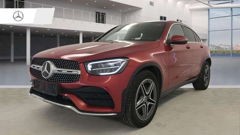 Manufaktur hyazinthrot Gebraucht 2020 Mercedes GLC200 AMG line SUV | 33.990 € - Bild 1/4