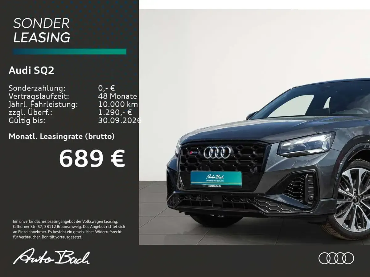 Neu Audi SQ2 S-Line 300 PS (220 kW) 2026 Daytonagrau perleffekt SUV