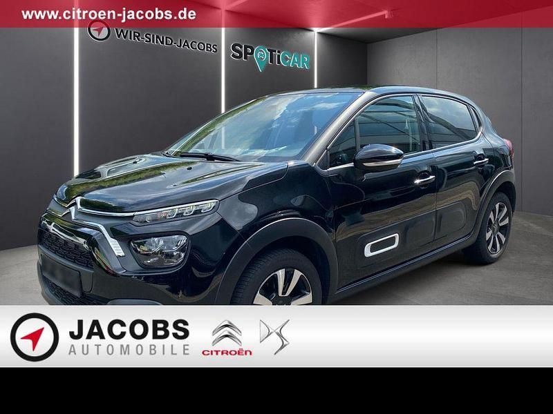Schwarz (metallic) Gebraucht 2023 Citroën C3 Shine Kleinwagen | 14.290 € (Etwas zu teuer) - Bild 1/4