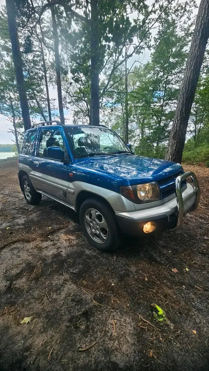 Gebraucht Mitsubishi Pajero 120 PS (88 kW) 2001 Blau SUV