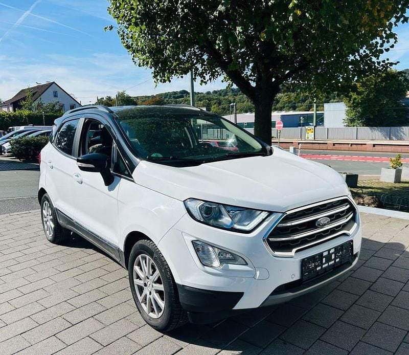 Frozen white Gebraucht 2018 Ford Ecosport Titanium SUV | 14.900 € (Fairer Preis) - Bild 1/4