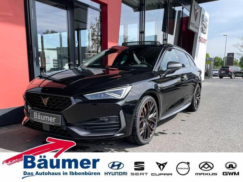 Midnight schwarz metallic (metallic) Gebraucht 2024 Cupra Leon VZ Kombi | 44.980 € (Teuer) - Bild 1/4