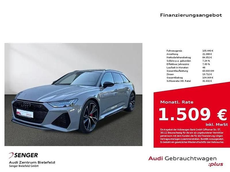 Gebraucht Audi RS6 Ambiente 600 PS (441 kW) 2024 Nardograu Kombi