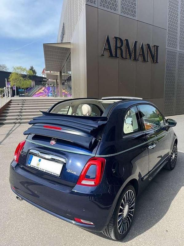 Blau Gebraucht 2017 Fiat 500C Riva Cabrio | 20.000 € - Bild 1/4