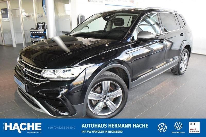 Schwarz Gebraucht 2022 VW Tiguan Allspace Elegance SUV | 34.980 € (Fairer Preis) - Bild 1/4