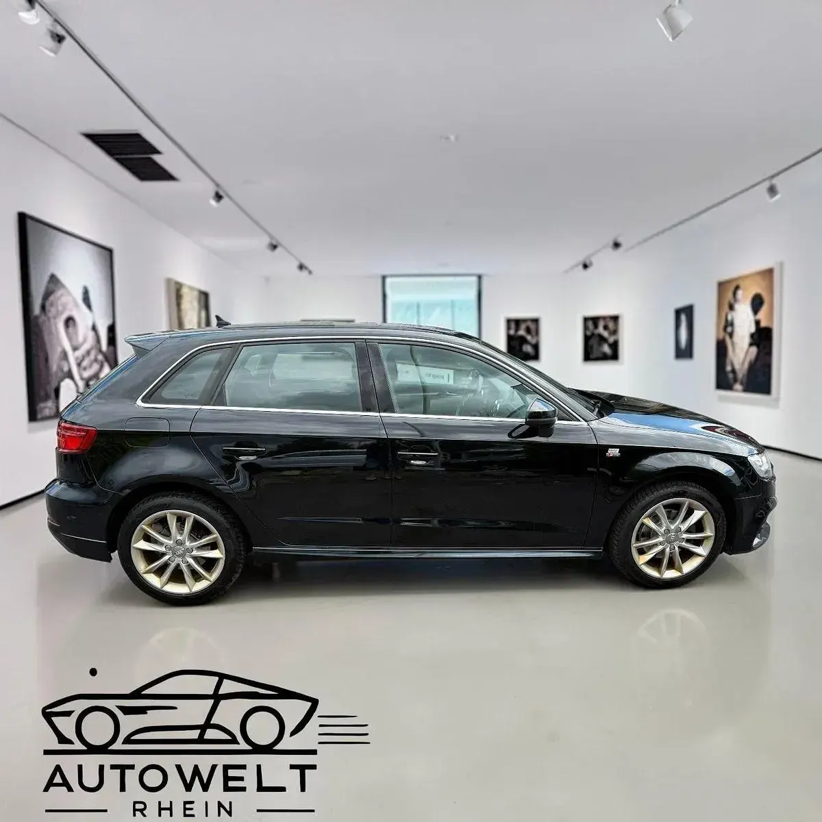 Gebraucht Audi A3 Sportback S-Line 116 PS (85 kW) 2017 Schwarz Kleinwagen