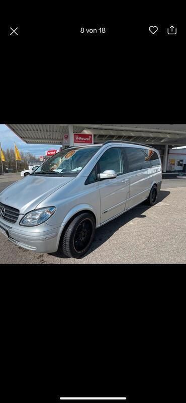 Silber Gebraucht 2005 Mercedes Viano Van / Kleinbus | 5.750 € (Superpreis) - Bild 1/4