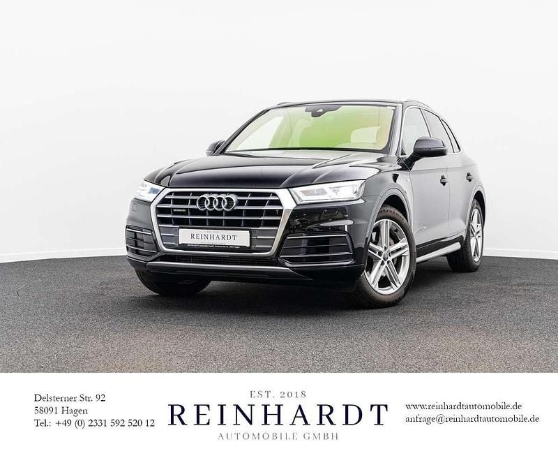 Mythosschwarz metallic Gebraucht 2018 Audi Q5 S-Line SUV | 33.345 € - Bild 1/3