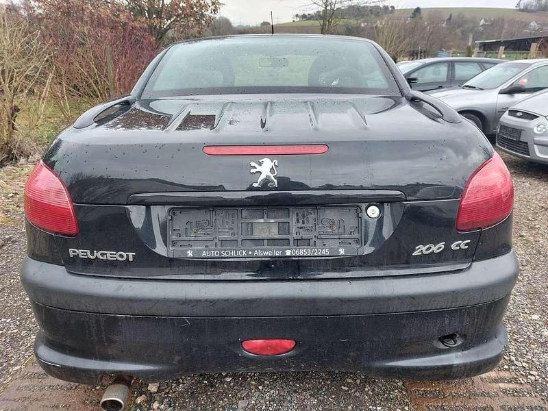 Gebraucht Peugeot 206 CC Platinum 136 PS (100 kW) 2001 Schwarz Cabrio