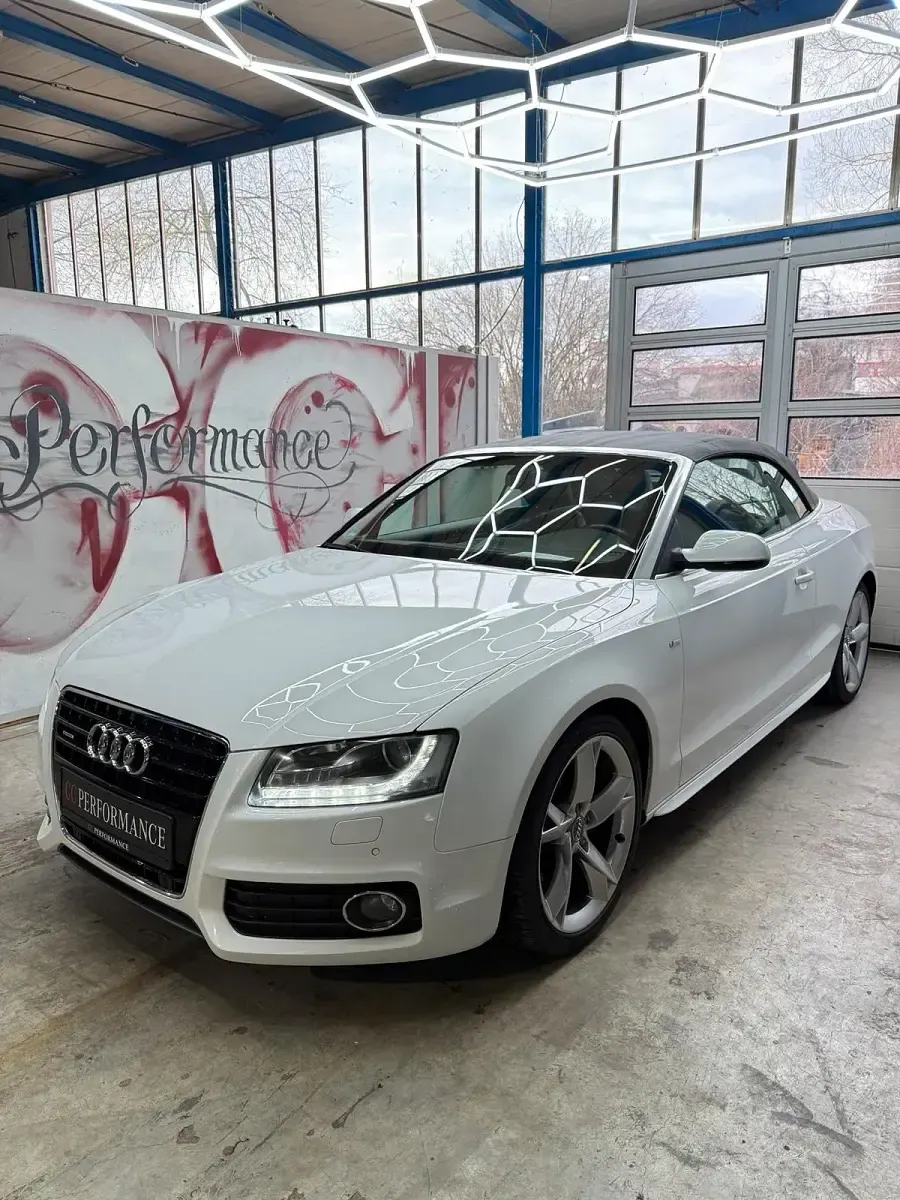 Gebraucht Audi A5 Cabriolet S-Line 240 PS (176 kW) 2009 Weiß Cabrio