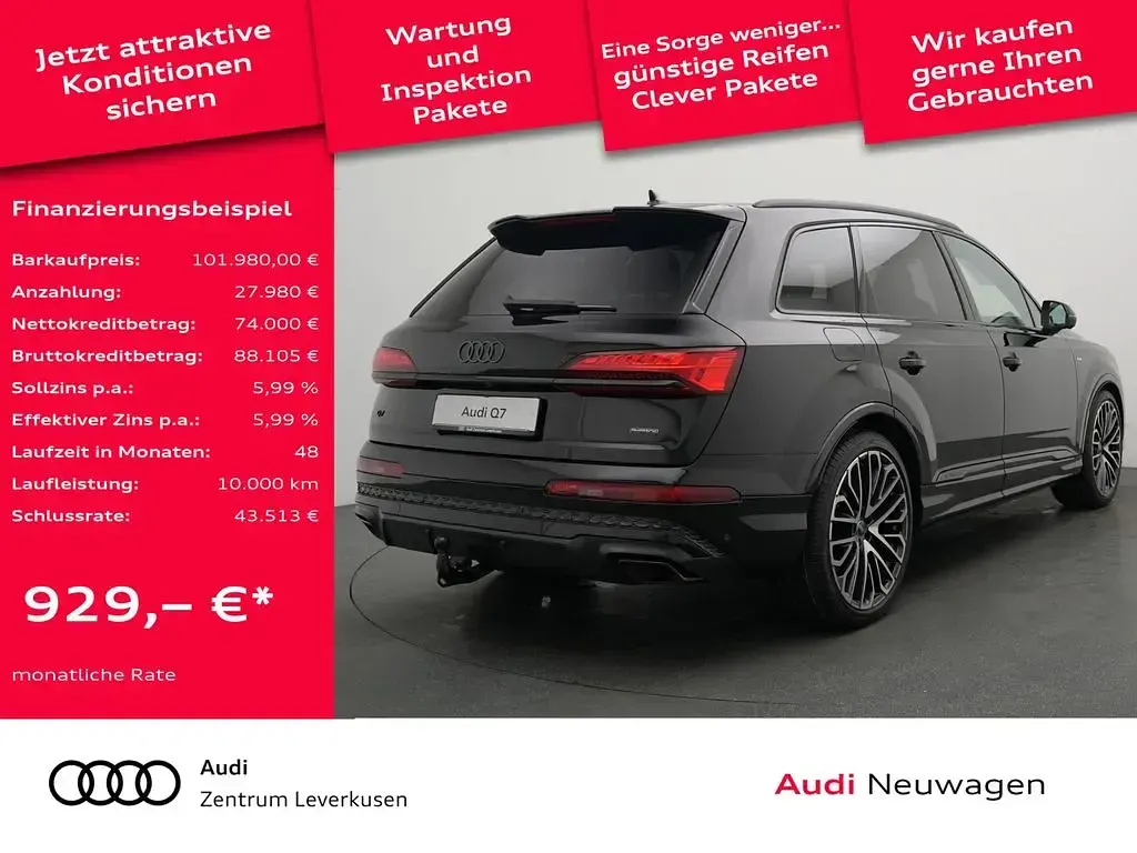 Gebraucht Audi Q7 S-Line 286 PS (210 kW) 2025 Mythosschwarz SUV