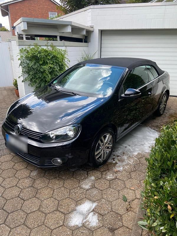 Schwarz Gebraucht 2012 VW Golf Cabriolet Cabrio | 6.360 € (Fairer Preis) - Bild 1/4