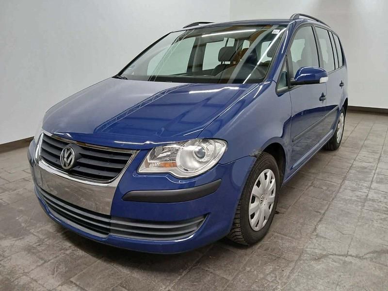 Gebraucht VW Touran Conceptline 102 PS (75 kW) 2009 Blau Van / Kleinbus