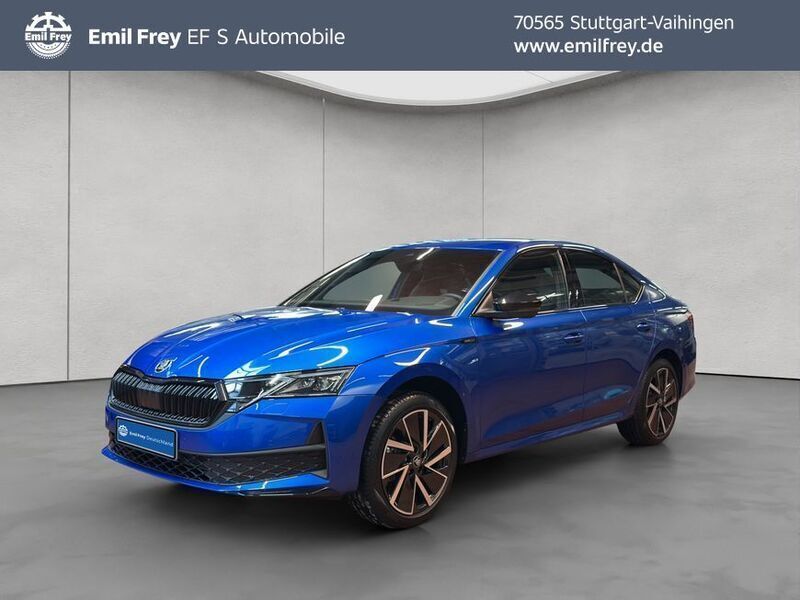 Raceblau metallic Gebraucht 2025 Skoda Octavia SportLine Limousine | 44.980 € - Bild 1/4