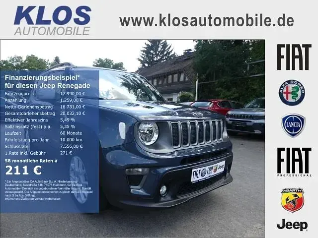 Gebraucht Jeep Renegade Limited 120 PS (88 kW) 2022 SUV