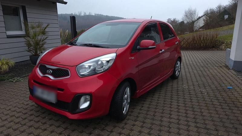 Gebraucht Kia Picanto Platinum 86 PS (63 kW) 2015 Rot Kleinwagen