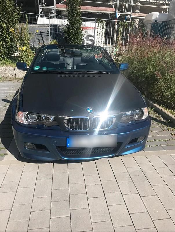 Blau Gebraucht 2002 BMW 325 Cabriolet M Sport Cabrio | 7.500 € (Fairer Preis) - Bild 1/4