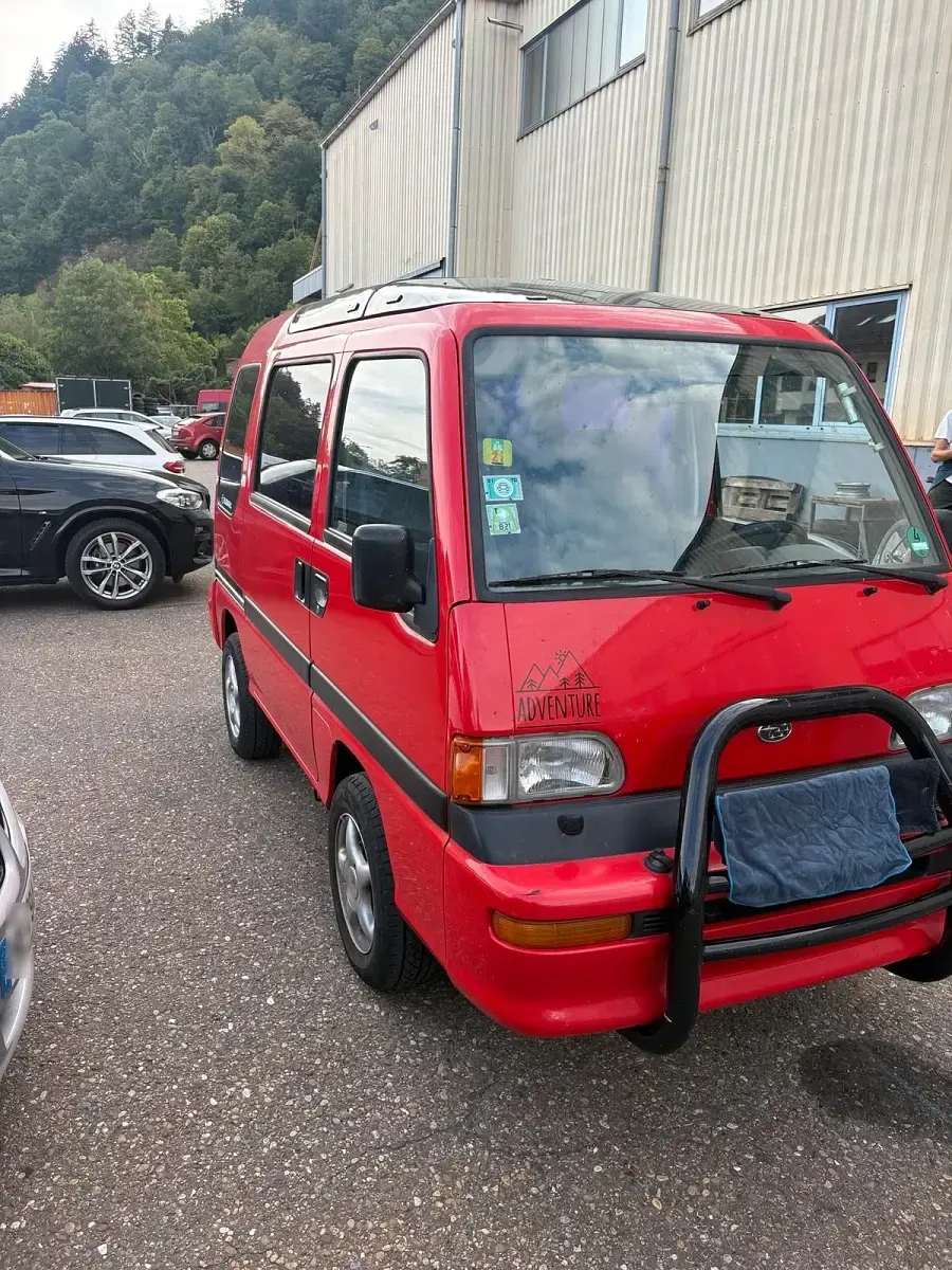 Gebraucht Subaru Libero 54 PS (39 kW) 1997 Rot Van / Kleinbus
