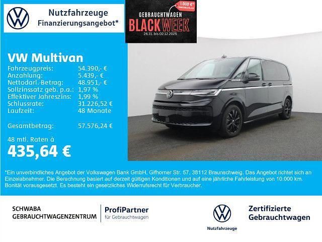 Deep black perleffekt Gebraucht 2024 VW Multivan Style Van | 54.390 € (Fairer Preis) - Bild 1/4