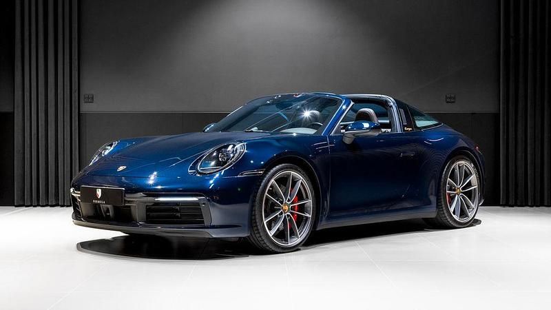 Blau Gebraucht 2021 Porsche 911 Targa 4S Chrono Cabrio | 172.187 € - Bild 1/4