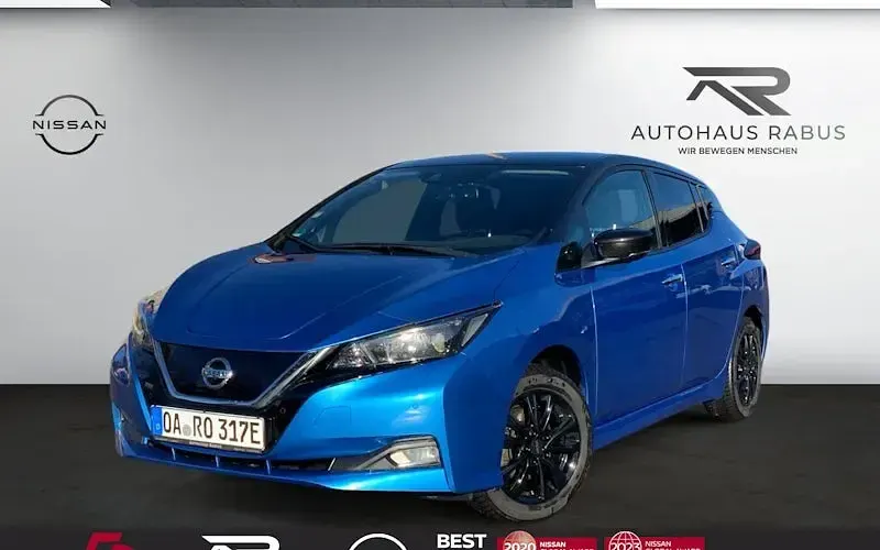Second-hand Nissan Leaf 110 kW (150 CP) 2021 Albastru Hatchback