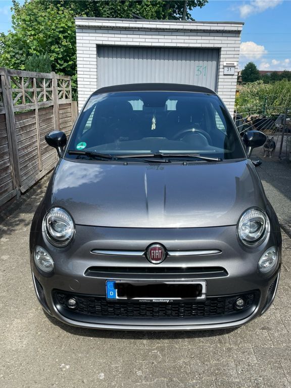 Grau Gebraucht 2021 Fiat 500C Cabrio | 13.890 € (Fairer Preis) - Bild 1/4