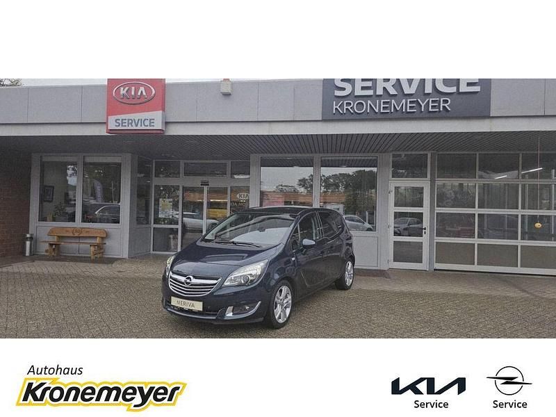 Mi) (gruen Gebraucht 2016 Opel Meriva Innovation Van / Kleinbus | 8.490 € (Etwas zu teuer) - Bild 1/4
