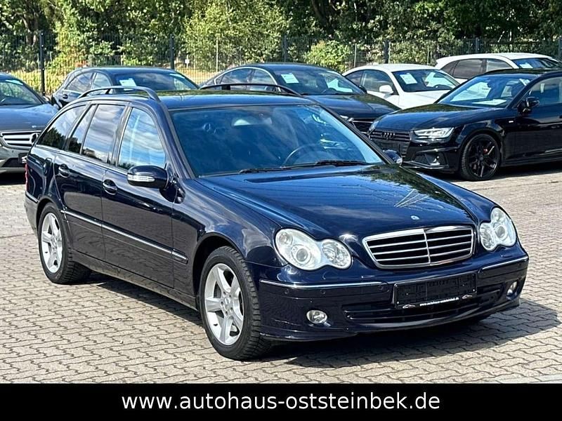 Tansanitblau Gebraucht 2004 Mercedes C200 Avantgarde Kombi | 1.990 € (Superpreis) - Bild 1/4