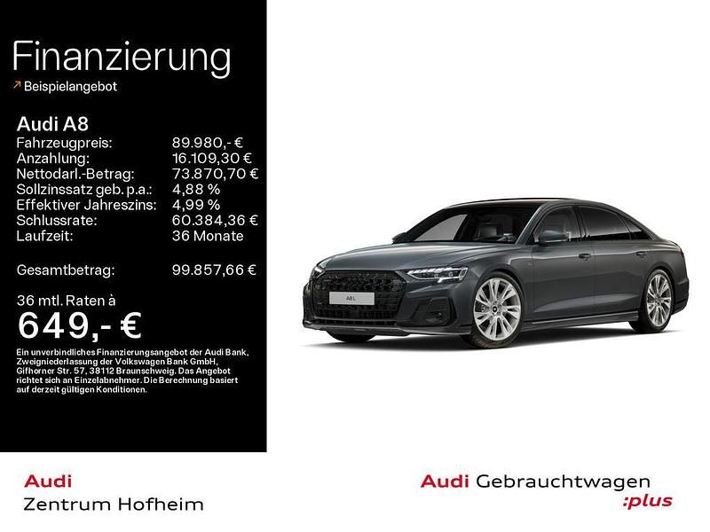 Gebraucht Audi A8L S-Line 286 PS (210 kW) 2025 Daytonagrau perleffekt Limousine