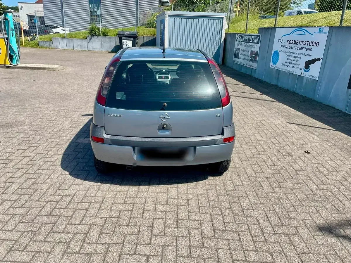 Gebraucht Opel Corsa 2003 Silber Kleinwagen