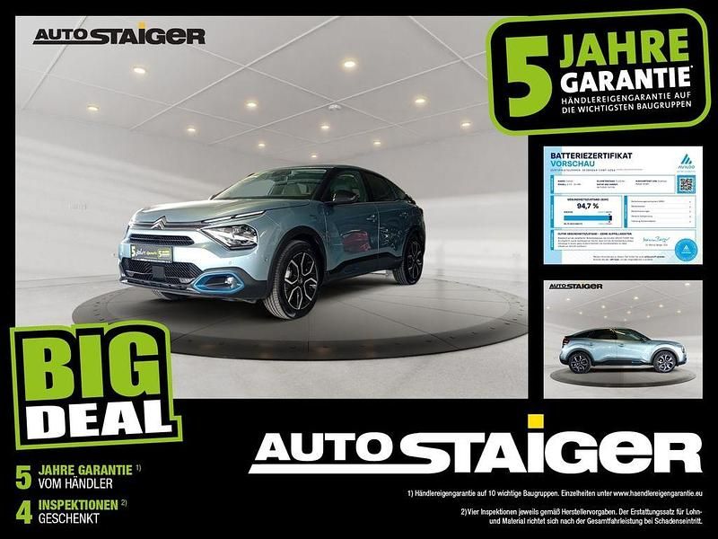 Blau/typ aussenverkleidung metallic Gebraucht 2021 Citroën e-C4 Shine Limousine | 17.977 € (Guter Preis) - Bild 1/4